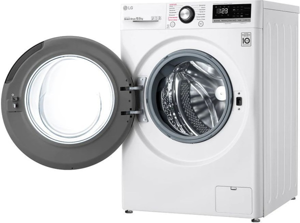 Стиральная машина LG TW4V3RS6W класс: A загр.фронтальная макс.:10.5кг белый инвертер
