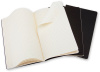 Блокнот Moleskine CAHIER JOURNAL QP312 Pocket 90x140мм обложка картон 64стр. клетка черный (3шт)