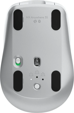 Мышь Logitech MX Anywhere 3S светло-серый оптическая 8000dpi silent беспров. BT/Radio USB для ноутбука 5but (910-006939)