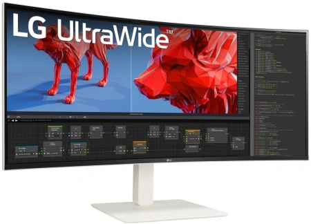 Монитор LG 38" 38WR85QC-W IPS бел HDMI DP USB 400cd