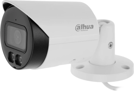 Камера видеонаблюдения IP Dahua DH-IPC-HFW2449S-S-IL-0280B 2.8-2.8мм цв. корп.:белый (DH-IPC-HFW2449SP-S-IL-0280B)