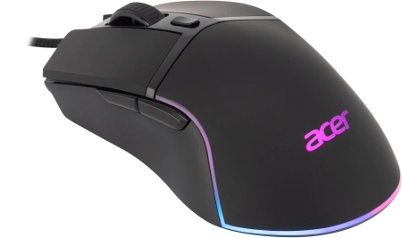 Мышь Acer OMW121 черный оптическая (6400dpi) USB (6but)