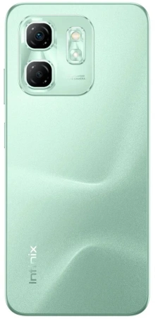 Смартфон Infinix X6531B Hot 50i 128Gb 6Gb зеленый моноблок 3G 4G 2Sim 6.78" 720x1600 Android 14 48Mpix 802.11 a/b/g/n/ac NFC GPS GSM900/1800 GSM1900 TouchSc Protect FM microSD max2048Gb