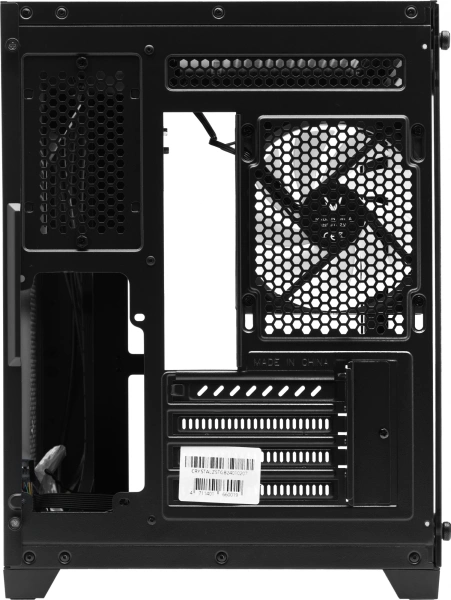 Корпус Formula Crystal Z5 TG черный без БП mATX 6x120mm 1xUSB2.0 1xUSB3.0 audio bott PSU