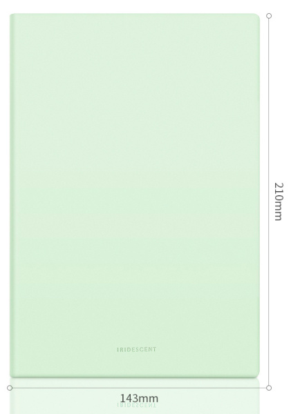 Блокнот Deli 22283LT-GREEN 210х143мм искусст. кожа 96л светло-зеленый