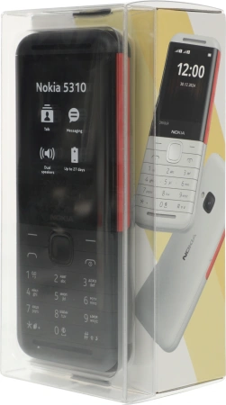 Мобильный телефон Nokia 5310 TA-1603 темно-красный моноблок 2Sim 2.8" 240x320 Series 30+ 0.3Mpix GSM900/1800 MP3 FM microSD max32Gb