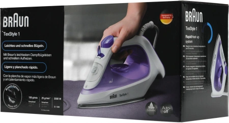 Утюг Braun SI1080VI 2000Вт фиолетовый/белый