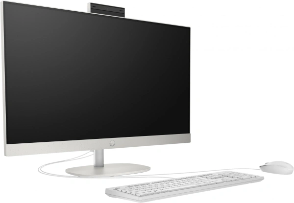 Моноблок HP 27-cr0001i 27" Full HD i7 1355U (1.7) 16Gb SSD512Gb Iris Xe Free DOS GbitEth WiFi BT 90W клавиатура мышь Cam белый 1920x1080