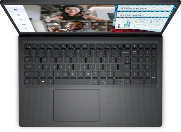 Ноутбук Dell Vostro 3520 i7 1255U/16Gb/SSD512Gb/15.6"/WVA/FHD/ENGKBD/Ubu/black