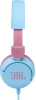 Гарнитура накладные JBL JR310 1м голубой/розовый проводные оголовье (JBLJR310BLU)