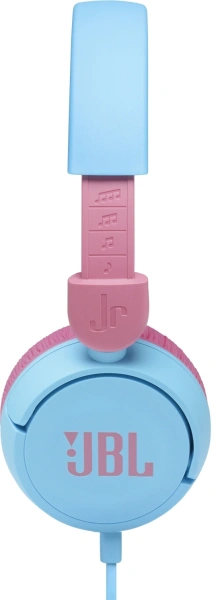 Гарнитура накладные JBL JR310 1м голубой/розовый проводные оголовье (JBLJR310BLU)
