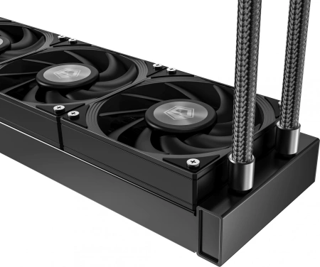 Система водяного охлаждения ID-Cooling DX360 Max Soc-AM5/AM4/1200/1700/1851 черный 4-pin 32.5dB Al+Cu 350W Ret