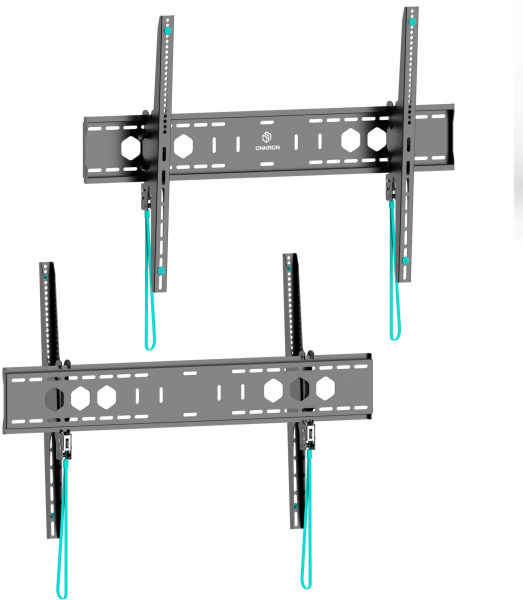 Кронштейн для телевизора Onkron UT12 черный 60"-110" макс.120кг настенный наклон