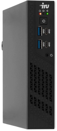 Неттоп IRU 310H6ITF i3 12100 (3.3) 8Gb SSD256Gb UHDG 730 Windows 11 Professional GbitEth BT черный (2031363)