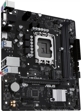 Материнская плата Asus PRIME H610M-R-SI Soc-1700 Intel H610 2xDDR5 mATX AC`97 8ch(7.1) GbLAN+VGA+HDM