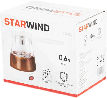 Кофеварка Электрическая турка Starwind STG6050 600Вт белый