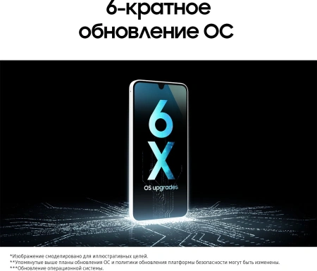 Смартфон Samsung SM-A165F Galaxy A16 256Gb 8Gb серебристый моноблок 3G 4G 2Sim 6.7" 1080x2340 Android 14 50Mpix 802.11 a/b/g/n/ac NFC GPS GSM900/1800 GSM1900 TouchSc microSD max1024Gb