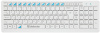 Клавиатура + мышь Defender Skyline 895 клав:белый мышь:белый USB беспроводная slim Multimedia (45895)