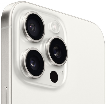 Смартфон Apple iPhone 15 Pro Max A3108 1Tb белый титан 3G 4G 2Sim 6.7" OLED 1290x2796 iOS 17 48Mpix