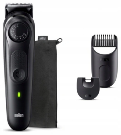 Триммер Braun BT5420 черный (насадок в компл:3шт)