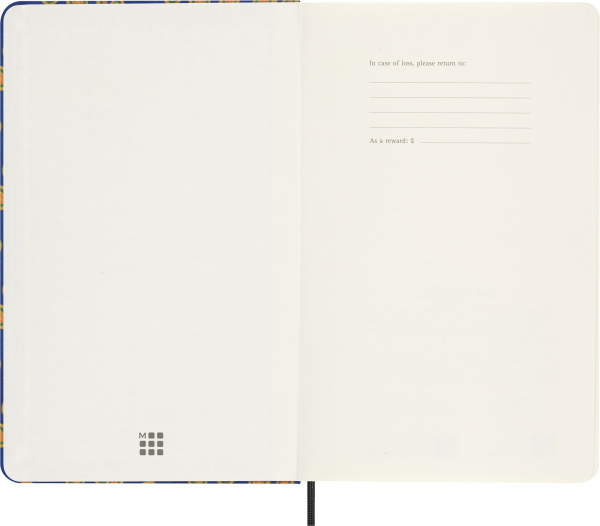 Еженедельник Moleskine LE PRESCIOUS & ETHICAL SILK 130х210мм недатир. обложка текстиль 240стр. синий
