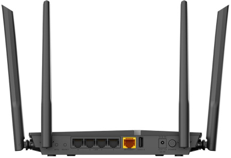 Роутер беспроводной D-Link DIR-1260/RU/R1A 10/100/1000BASE-TX/4G ready черный