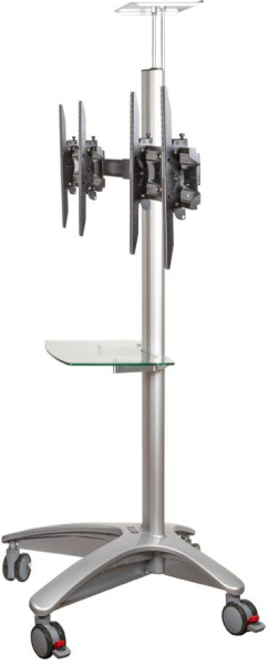 Подставка для телевизора Arm Media PT-STAND-15 серебристый 26"-55" макс.120кг напольный наклон
