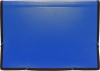 Портфель Бюрократ -BPR13LBLUE 13 отдел. A4 с окантовкой пластик 0.7мм синий