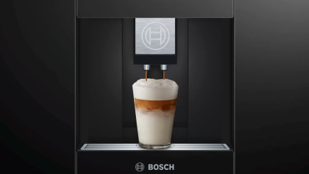 Кофемашина Bosch Serie 8 CTL636ES1 черный/серебристый