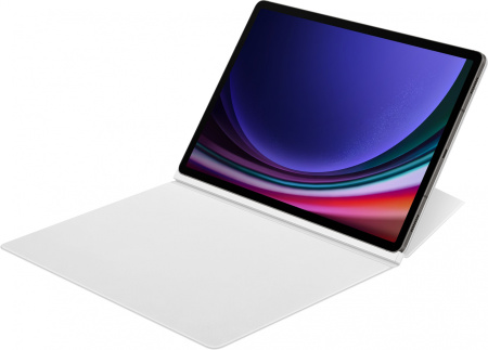 Чехол Samsung для Samsung Galaxy Tab S9+/S9 FE+/S10+ Smart Book Cover поликарбонат/полиуретан белый (EF-BX810PWEGRU)