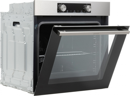 Духовой шкаф Электрический Gorenje BO6735E02XK нержавеющая сталь/черный