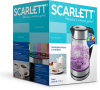 Чайник электрический Scarlett SC-EK27G55 1.7л. 2200Вт черный/серебристый корпус: стекло