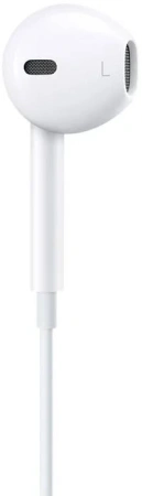 Гарнитура вкладыши Apple EarPods A1748 1.1м белый проводные в ушной раковине (MWTY3FE/A)