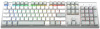 Клавиатура A4Tech Fstyler FS100 Neon механическая серый/белый USB for gamer LED (FS100)