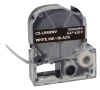Картридж ленточный Cactus CS-LK4BWV LK-4BWV белый на черном 12x9 для Epson LW300/LW400/LW700/LW600P/LW1000P/K400/Z700/Z900