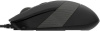 Мышь A4Tech Fstyler FM10S черный/серый оптическая 1600dpi silent USB 3but (FM10S USB GREY)