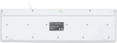 Клавиатура Оклик 500M белый USB slim Multimedia