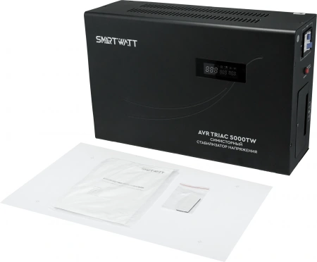 Стабилизатор напряжения Smartwatt AVR Triac 5000TW 5000ВА черный