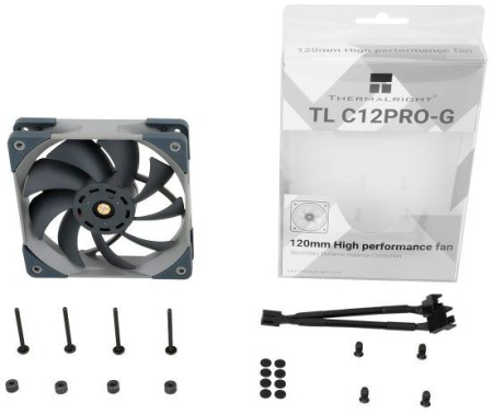 Вентилятор для корпуса Thermalright TL-C12-PRO-G 120х120x25 4-pin 29.6дБ Ret