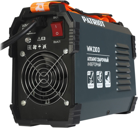 Сварочный аппарат Patriot WM230D инвертор ММА 10.7кВт
