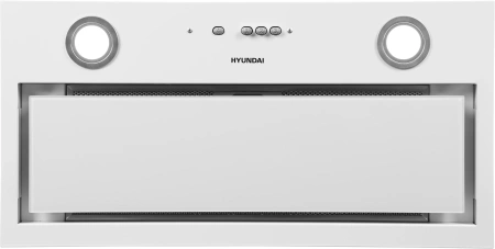 Вытяжка встраиваемая Hyundai HBB 6036 WG белый управление: кнопочное (1 мотор)