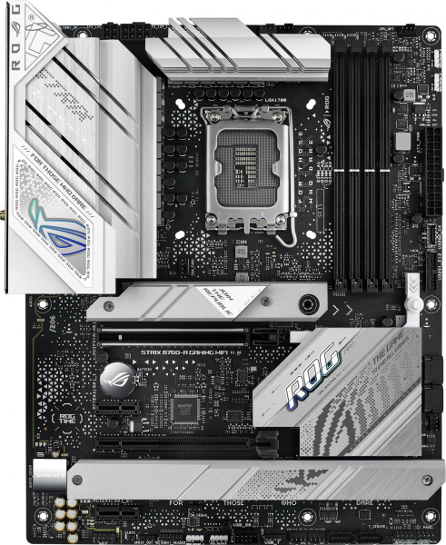 Материнская плата Asus ROG STRIX B760-A GAMING WIFI Soc-1700 Intel B760 4xDDR5 ATX AC`97 8ch(7.1) 2.
