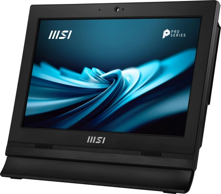 Моноблок MSI Pro AP162T ADL-013RU 15.6" Full HD Touch N100 (0.8) 4Gb SSD128Gb UHDG CR Windows 11 Professional 2xGbitEth WiFi BT 65W клавиатура мышь Cam черный 1920x1080