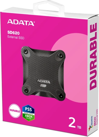 Накопитель SSD A-Data USB3.1 2TB SD620-2TCBK SD620 2.5" черный