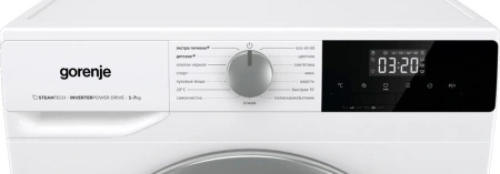Стиральная машина Gorenje W2NHPI72SCS класс: A загр.фронтальная макс.:7кг белый инвертер