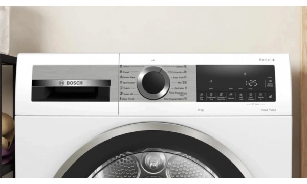 Сушильная машина Bosch WQG1420AME пан.англ. кл.энер.:A++ макс.загр.:9кг белый