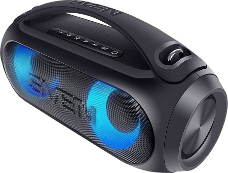 Колонка порт. Sven PS-380 черный 40W 2.0 BT/3.5Jack/USB 10м 3000mAh (SV-021290)
