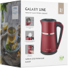 Чайник Galaxy Line GL 0339 1.7л. 2200Вт красный (металл/пластик)