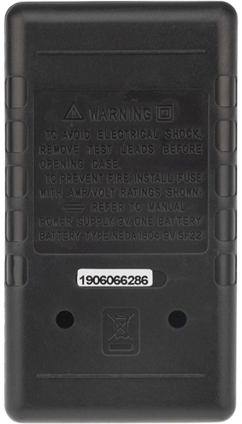 Мультиметр PROconnect M832 DT832 цифровой черный (13-3012)