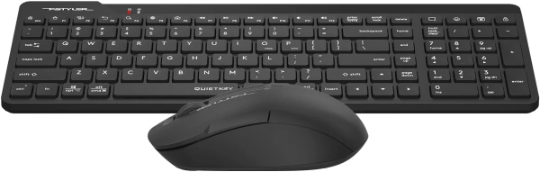 Клавиатура + мышь A4Tech Fstyler FG2300 Air2 клав:черный мышь:черный USB беспроводная slim (FG2300 A